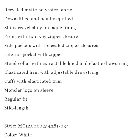 NWT Moncler "2 1952 Akishima" Puffer Jacket size 2 (Medium) - Picture 2 of 9